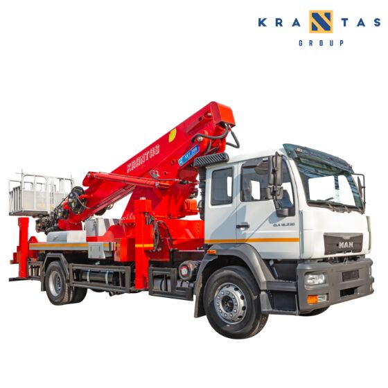 new MAN Extensible boom aerial device  bucket truck