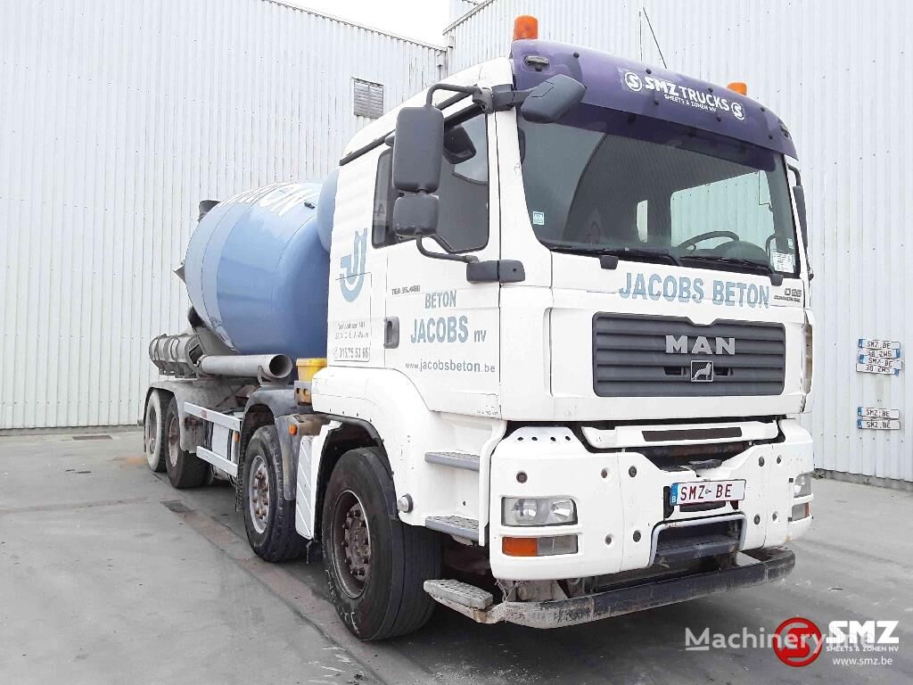 MAN TGA 35.480 8x4 auto-alcoa concrete mixer truck
