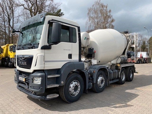 Stetter  on chassis MAN TGS 32.420 concrete mixer truck