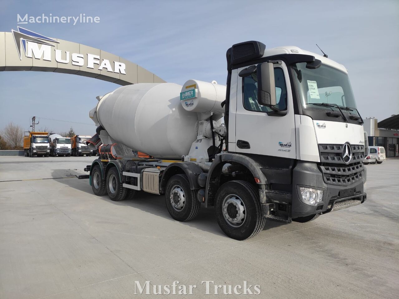 new IMER Group  on chassis Mercedes-Benz AROCS 4142 concrete mixer truck