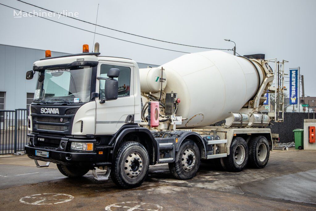 Scania P410+E6 + STETTER 9M3 concrete mixer truck