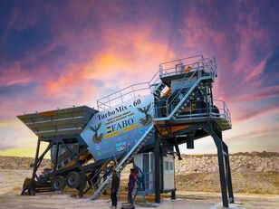 new FABO TURBOMIX-60 MOBILE CONCRETE PLANT WITH PRE-FEEDING SYSTEM