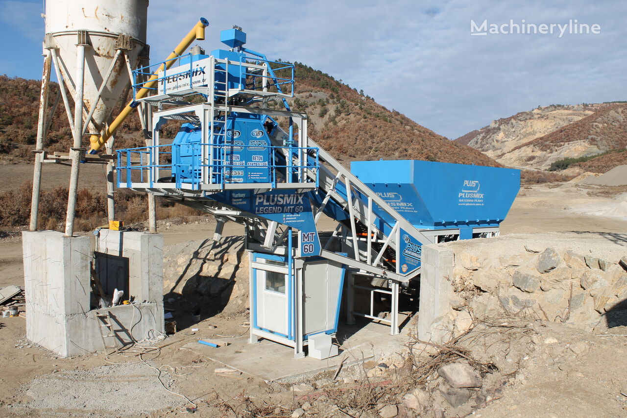 new Plusmix 60m³/Hour MOBILE Concrete Plant - BETONNYY ZAVOD