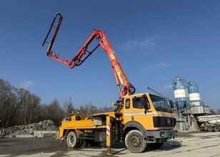 Putzmeister 28m  on chassis Mercedes-Benz SK 1824 4x2 PUTZMEISTER 28m, 140m3/h, very good condition concrete pump