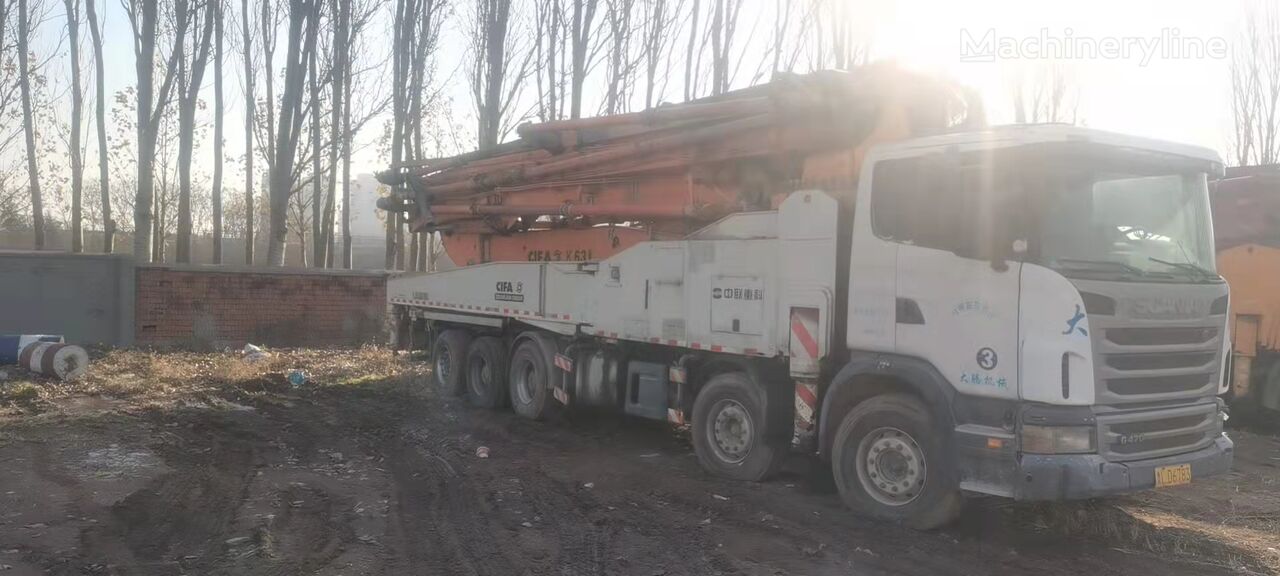 Cifa  on chassis Scania concrete pump