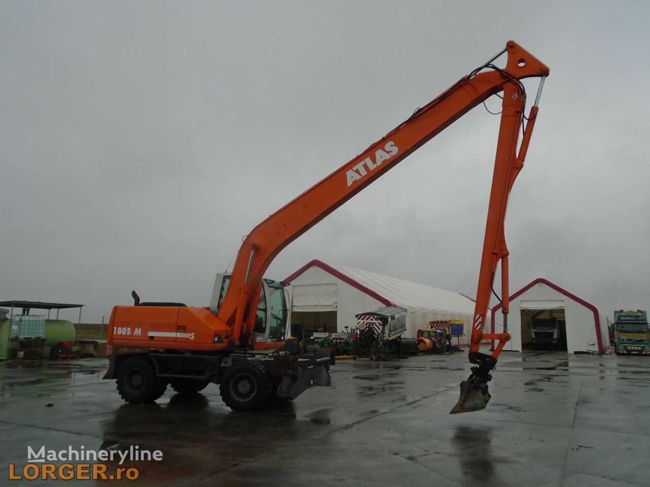 Atlas Terex 1805 long reach excavator