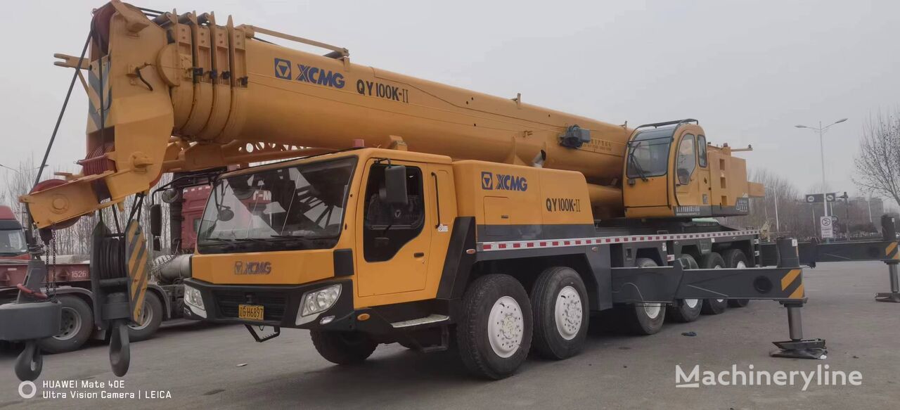 XCMG XCMG QY100K 100 ton used hydraulic mounted mobile truck crane on mobile crane