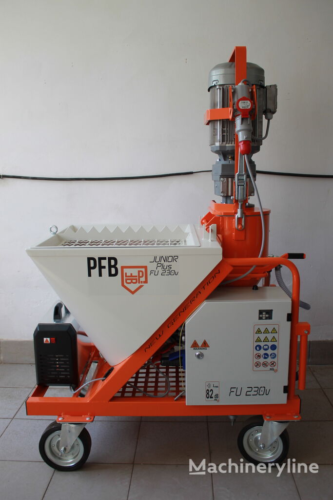 new PFB  JUNIOR Plus fu 230v        plastering machine