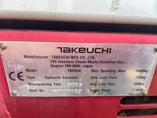 TAKEUCHI TB295W wheel excavator for sale image 15 TAKEUCHI TB295W wheel excavator image 15