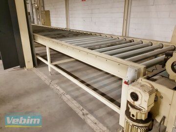 Roller conveyor belt conveyor