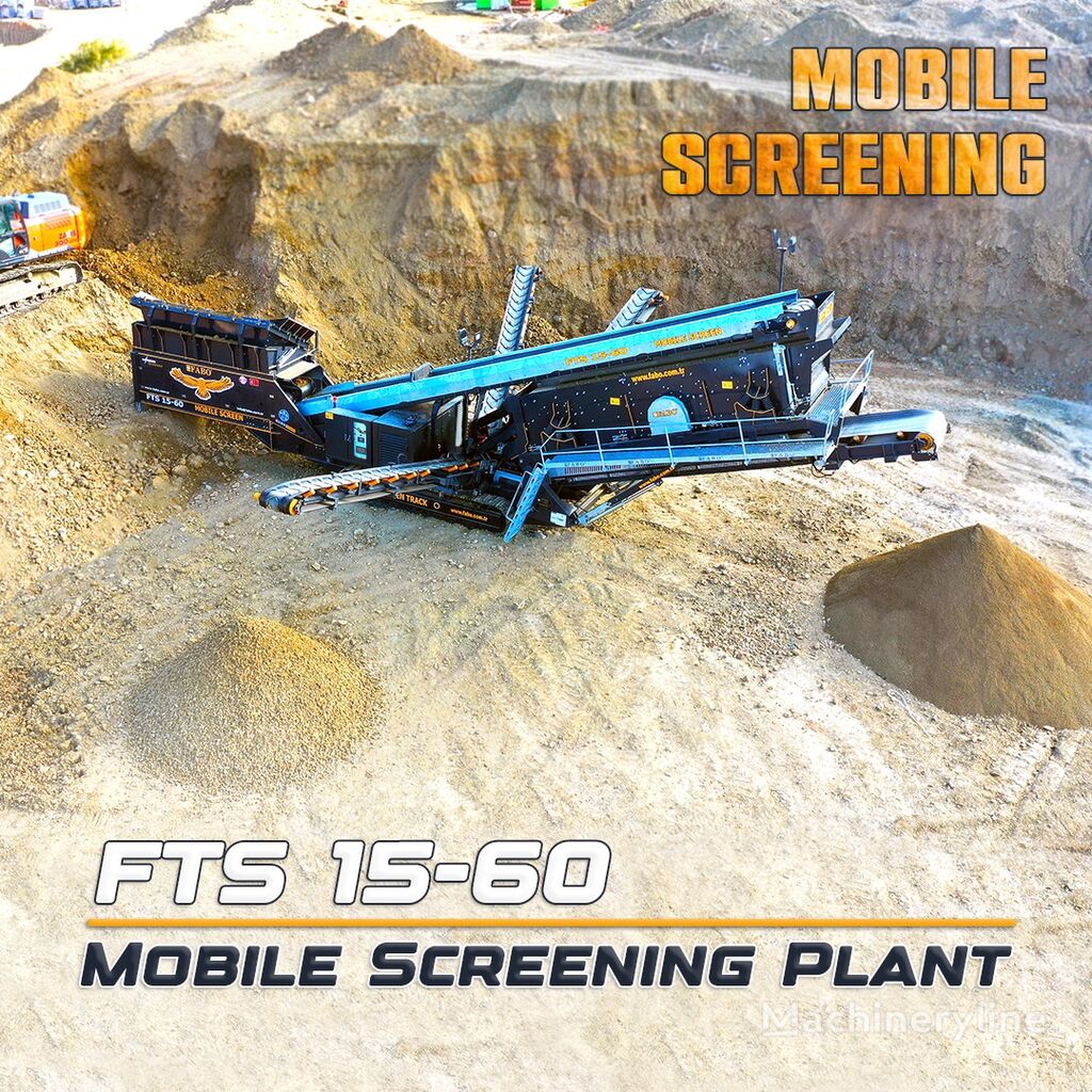 new FABO  FTS 15-60 MOBILE SCREENING PLANT 500-600 TPH | Ready in Stock crushing plant