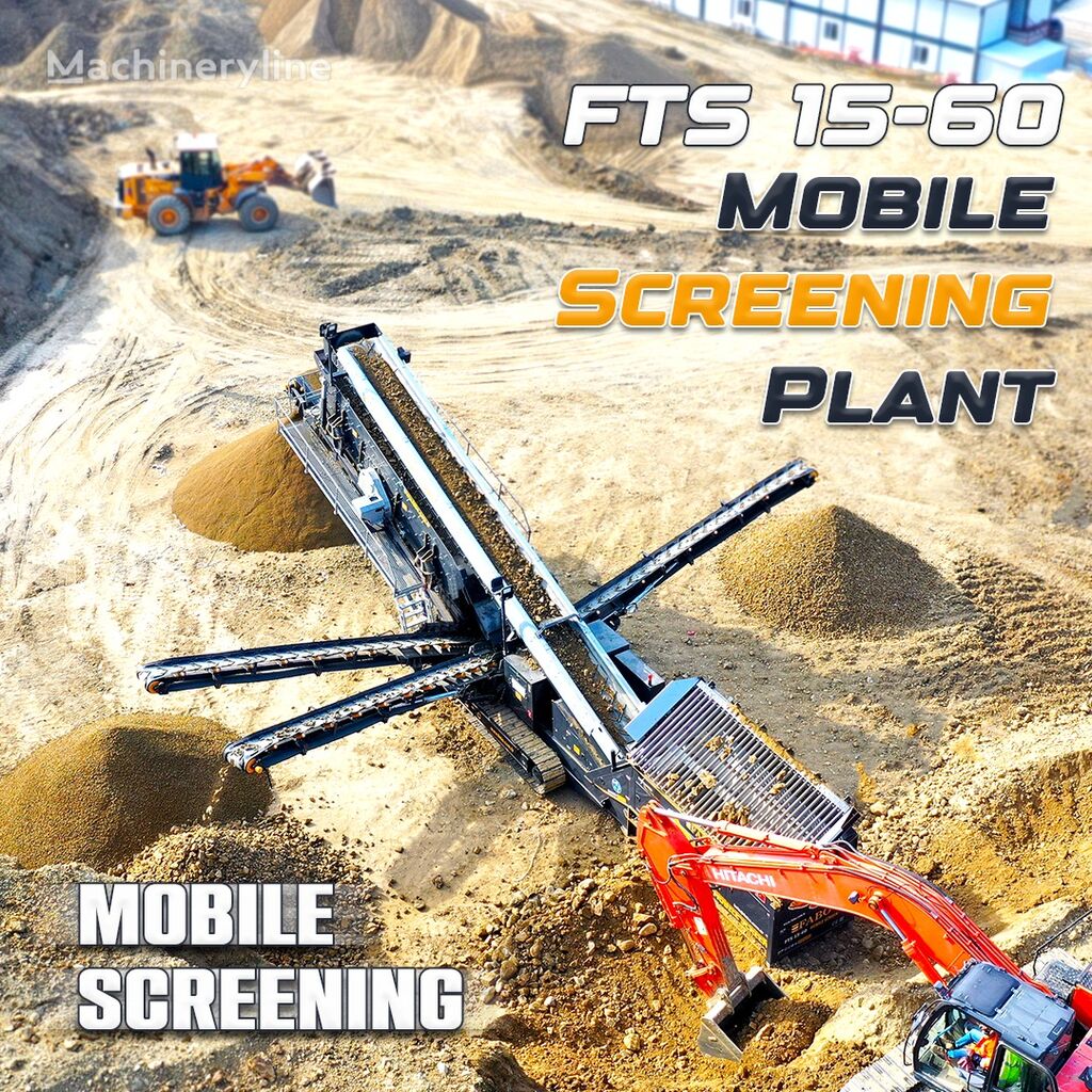new FABO  FTS 15-60 MOBILE SCREENING PLANT 500-600 TPH | Ready in Stock crushing plant