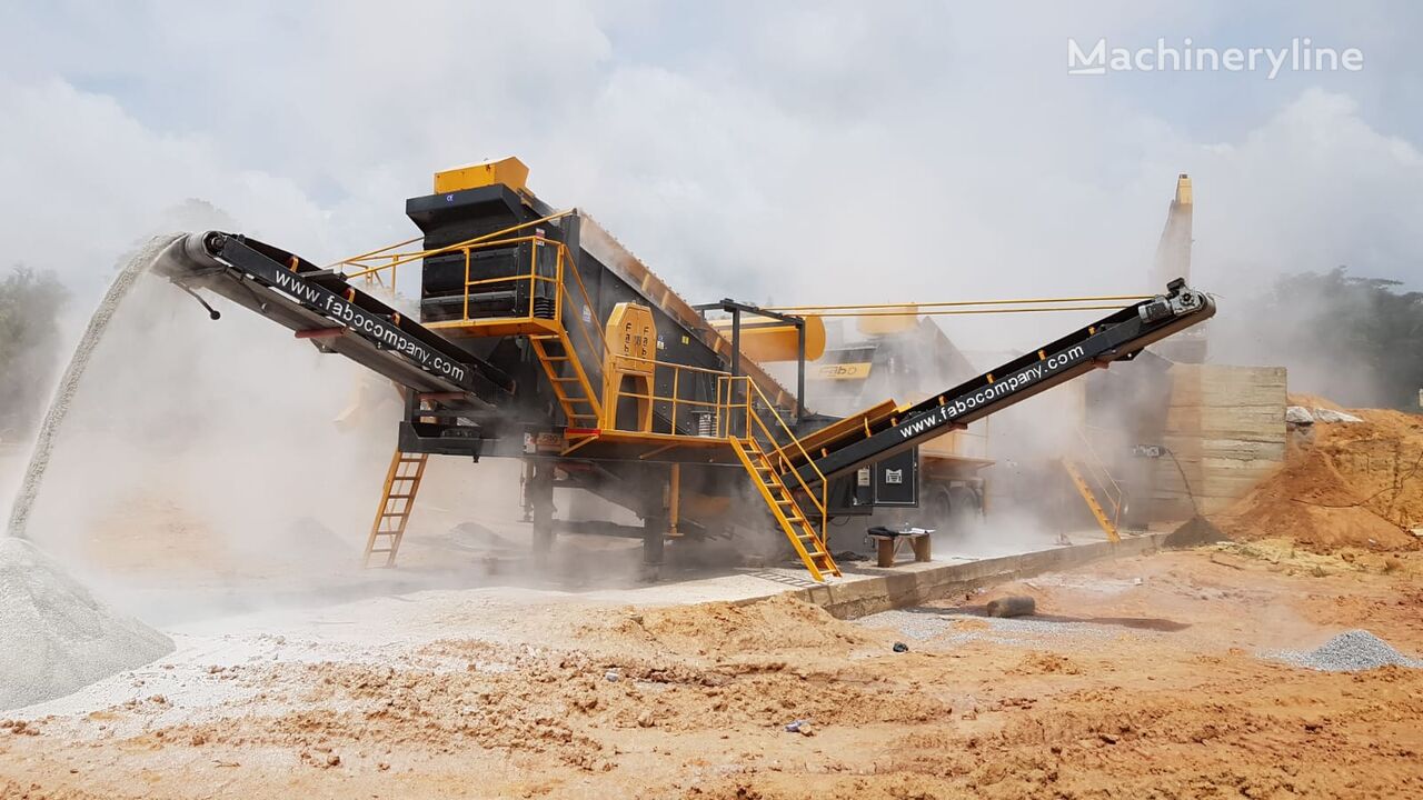 new FABO MOBILE CRUSHING AND SCREENING PLANT - STOCK - SPECIAL DISCOUNT crushing plant